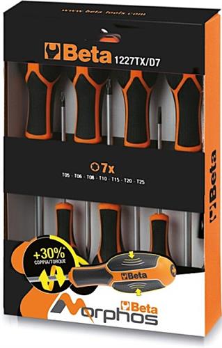 Beta schroevendraaierset 7st 1227tx/d7