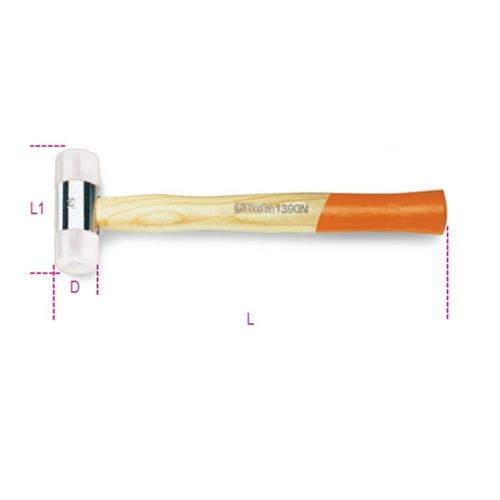 Beta kunststof hamer 1390n/45