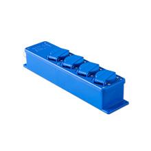 verdeelblok VD15/4 16A 230V blauw