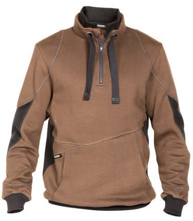 DASSY sweater stellar bruin/grijs s