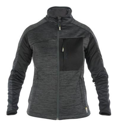 DASSY midlayer vest convex women grijs/zwart m