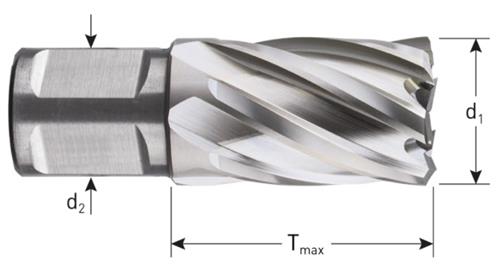 Rotec Kernboor hss silver-line 36.0mm sl30 weldon
