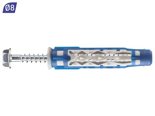 SPIT Colortech plug+schroef 8x50 vpe=50 (doos)