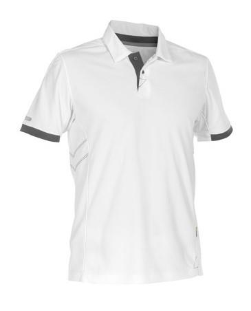 DASSY polo traxion wit/grijs m