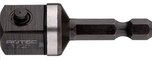 Rotec Adapter 1/4"-1/2" vierkant (1stk)