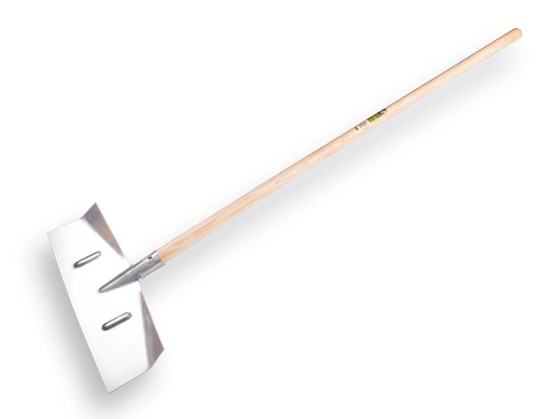 Atlas Sneeuwschuiver recht model 40x18cm met essen steel 130cm afbeelding