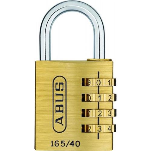 Abus cijferhangslot messing 165/40