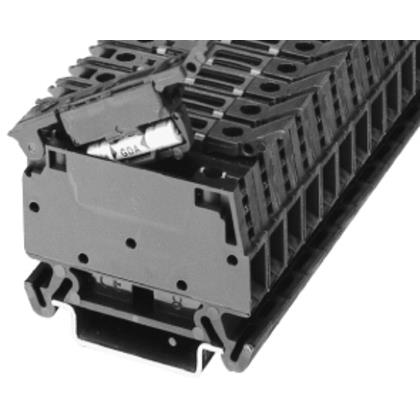 Allen-Bradley Railklem 4mm met zekeringklem 5x20 afbeelding