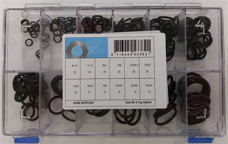 assortiment o-ringen metrisch