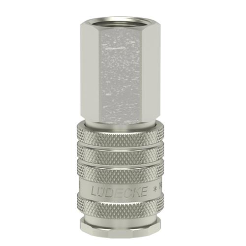 Lüdecke Ludecke snelkoppeling 1/4" bi.dr.vern.dn7.8 (euro10)