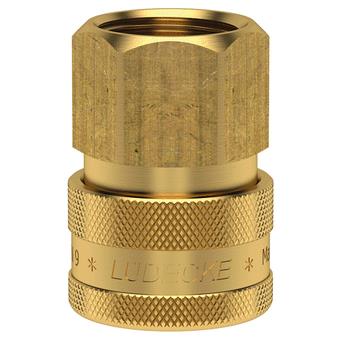 Lüdecke Ludecke snelkoppeling 3/8" binnendraad dn9