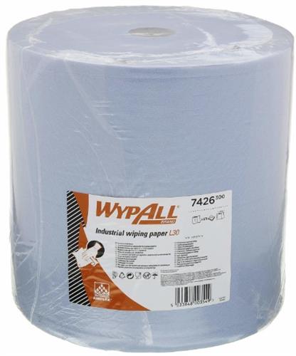 Kimberly-Clark Poetsdoek wypall l40 rol 3-laags afbeelding