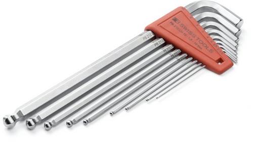 PB Swiss Tools Pb inbussleutelset lang+kogelkop afbeelding