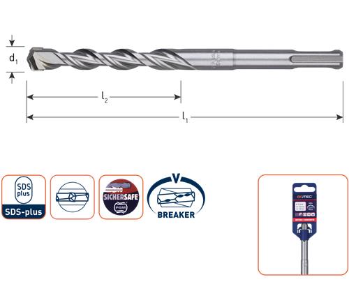 Rotec Sds-boor 210/260 11mm