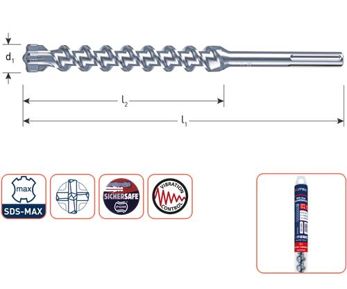 Rotec Sds max-boor 550/670 28mm