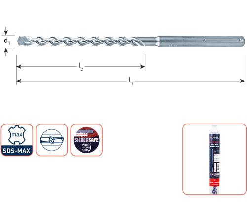 Rotec Sds max-boor 400/540 16mm
