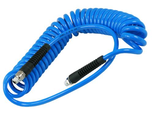 spiraalslang PU 5.5x8 1/4" buitendraad 6mtr blauw (7.5)