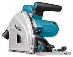Makita invalcirkelzaagmachine+zaag+geleiderail 165mm 230V
