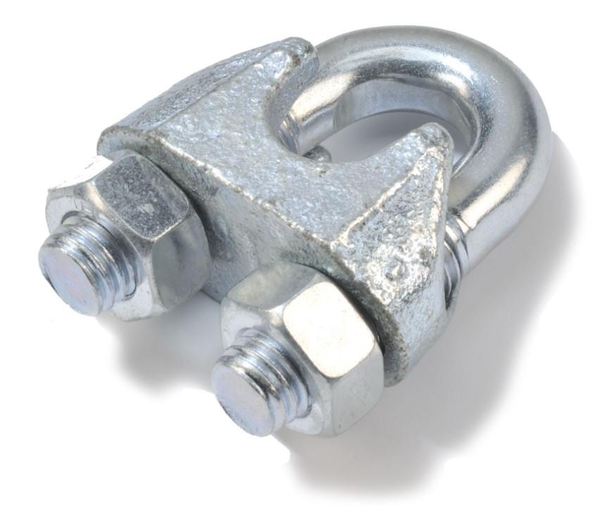 staalkabelklem 3-4mm verzinkt