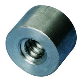 moer trapezium TR28x5 staal rond